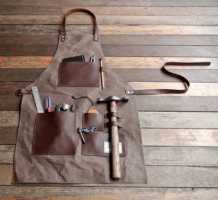 tablier cuir bricolage