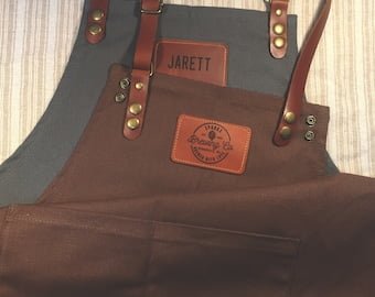 Tablier en cuir à Personnaliser
