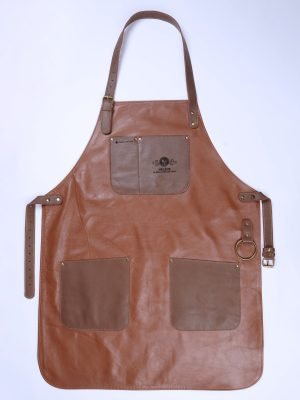 Tablier de cuisine personnalisé en cuir pour les chefs