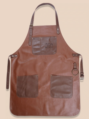 Tablier de serveur personnalisé en cuir pour homme et femme