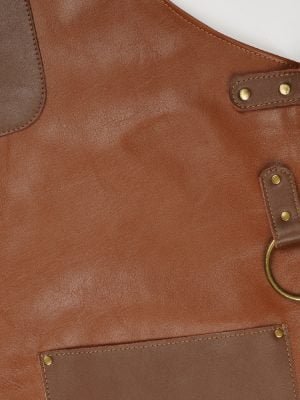 tablier cuir jardinage