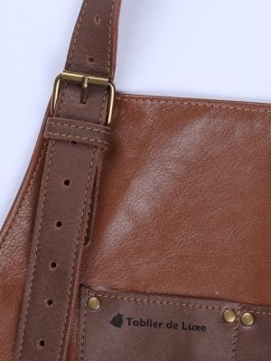 tablier de esthéticienne cuir